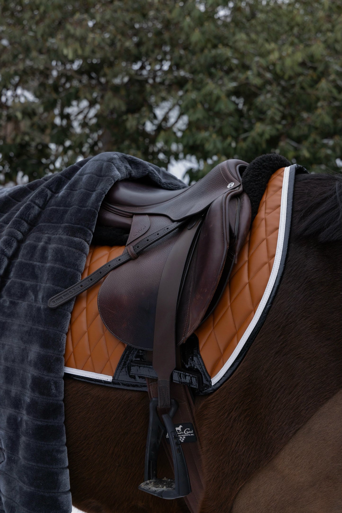 Jump Saddle Pad | Cognac - Riders Choice Supply Co