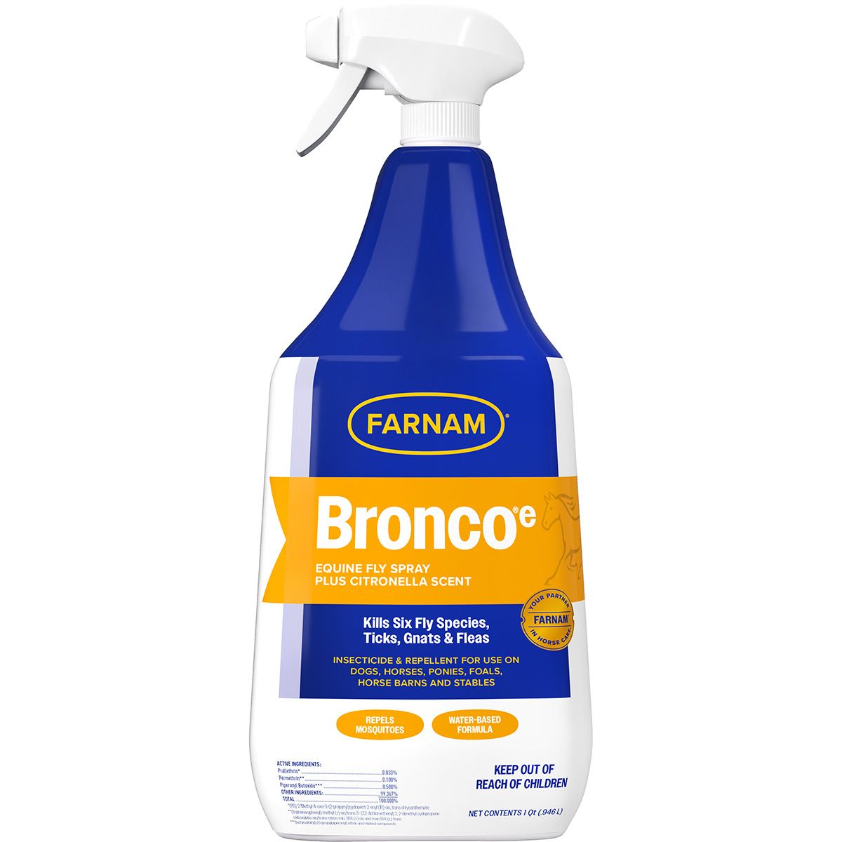 Bronco-e Equine Fly Spray - Qt