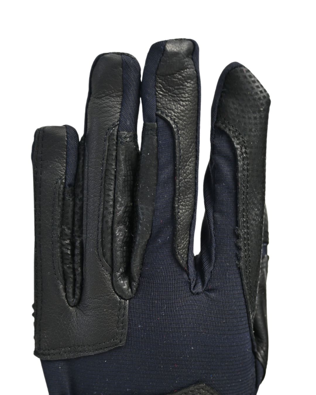 Tackified Copper Tech™️ Leather Premium Riding Glove in Black - Riders Choice Supply Co