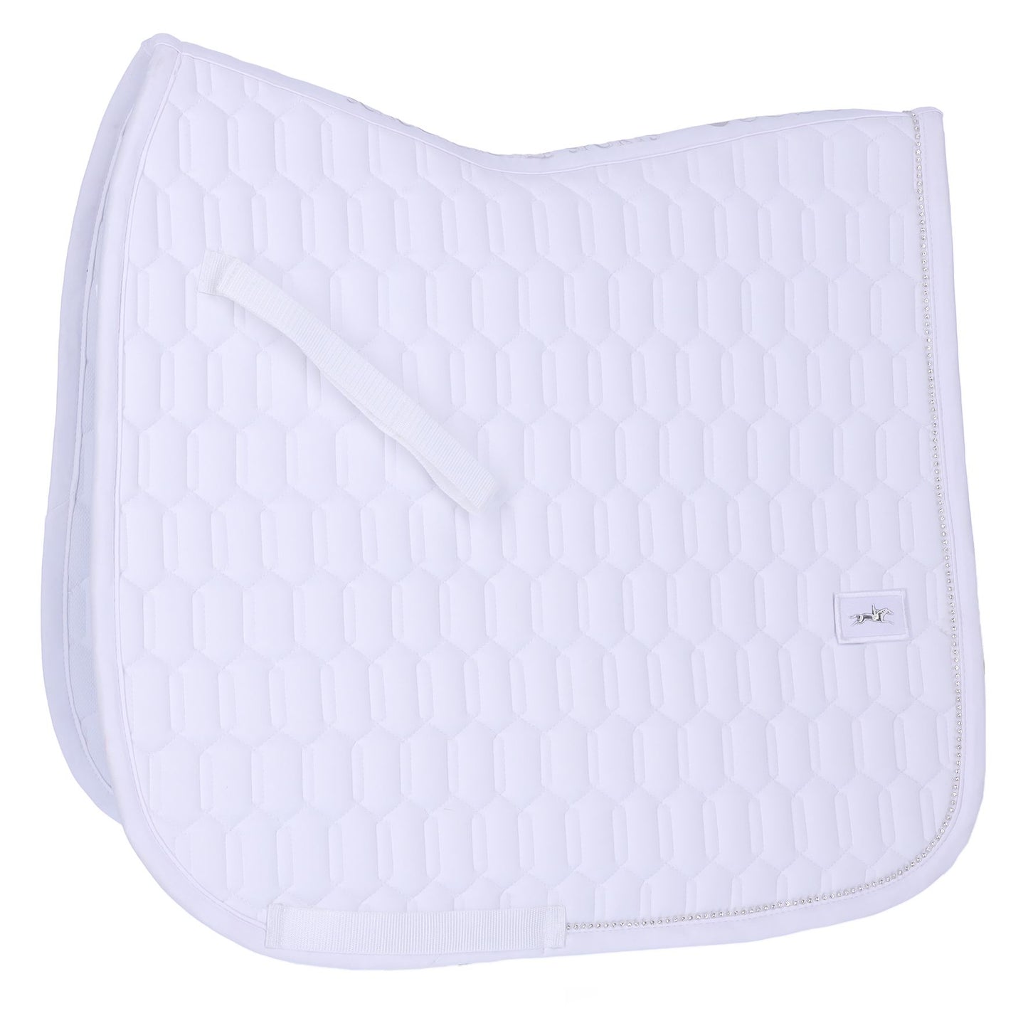 Schockemohle Sports Crystal Energy Dressage Saddle Pad - Black, Navy, White