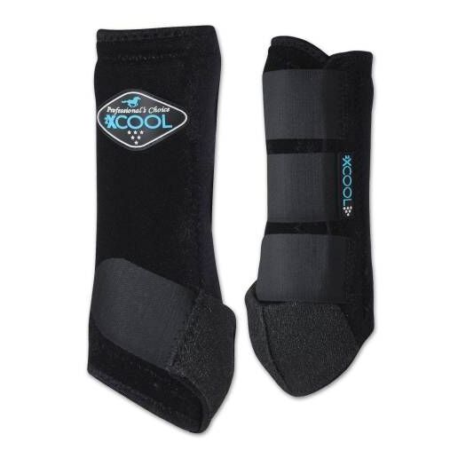 Professionals Choice 2XCool Sports Medicine Boots, Black Large - Riders Choice Supply Co