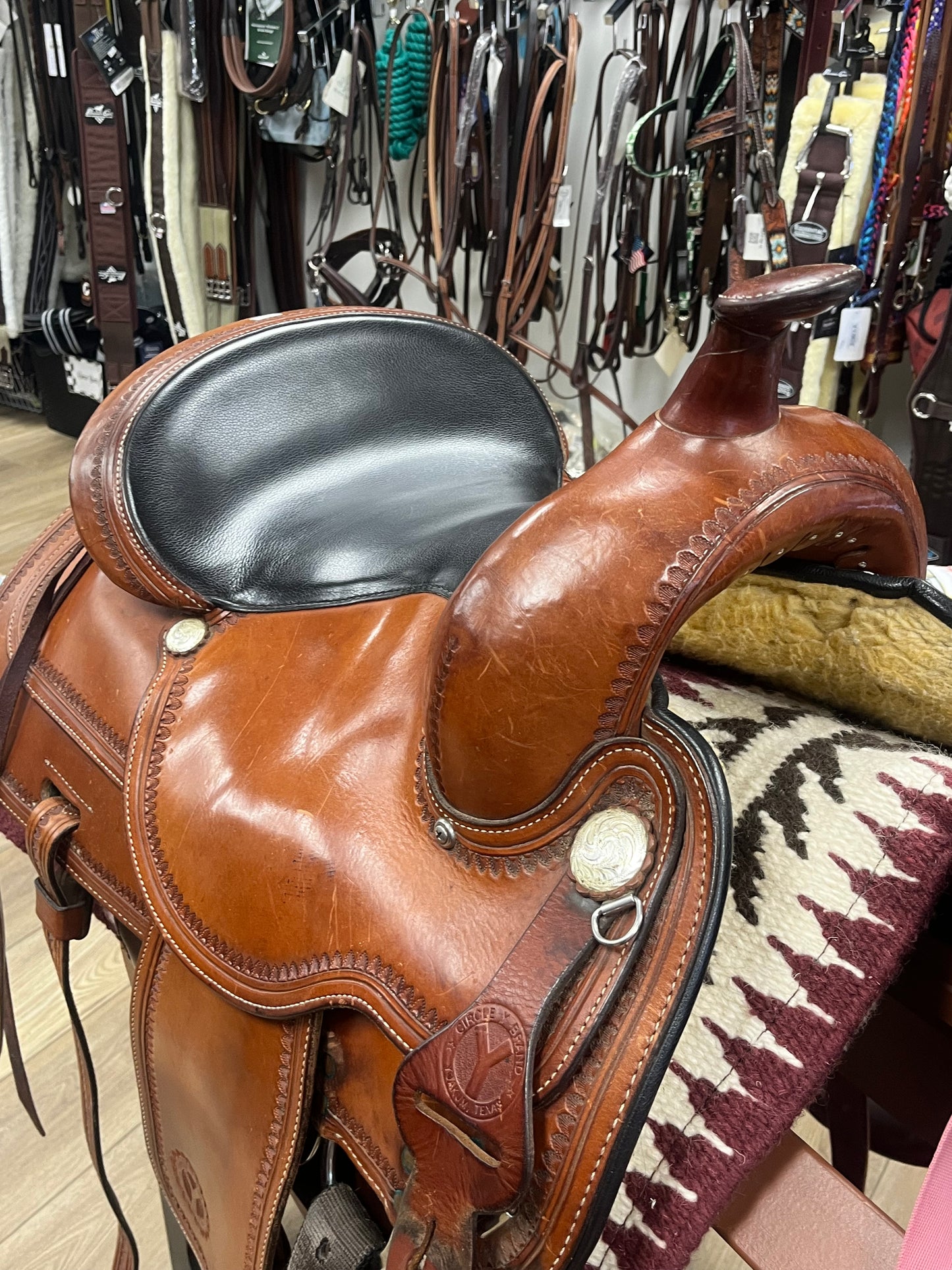 Circle Y Western Saddle 15” - Pre Loved