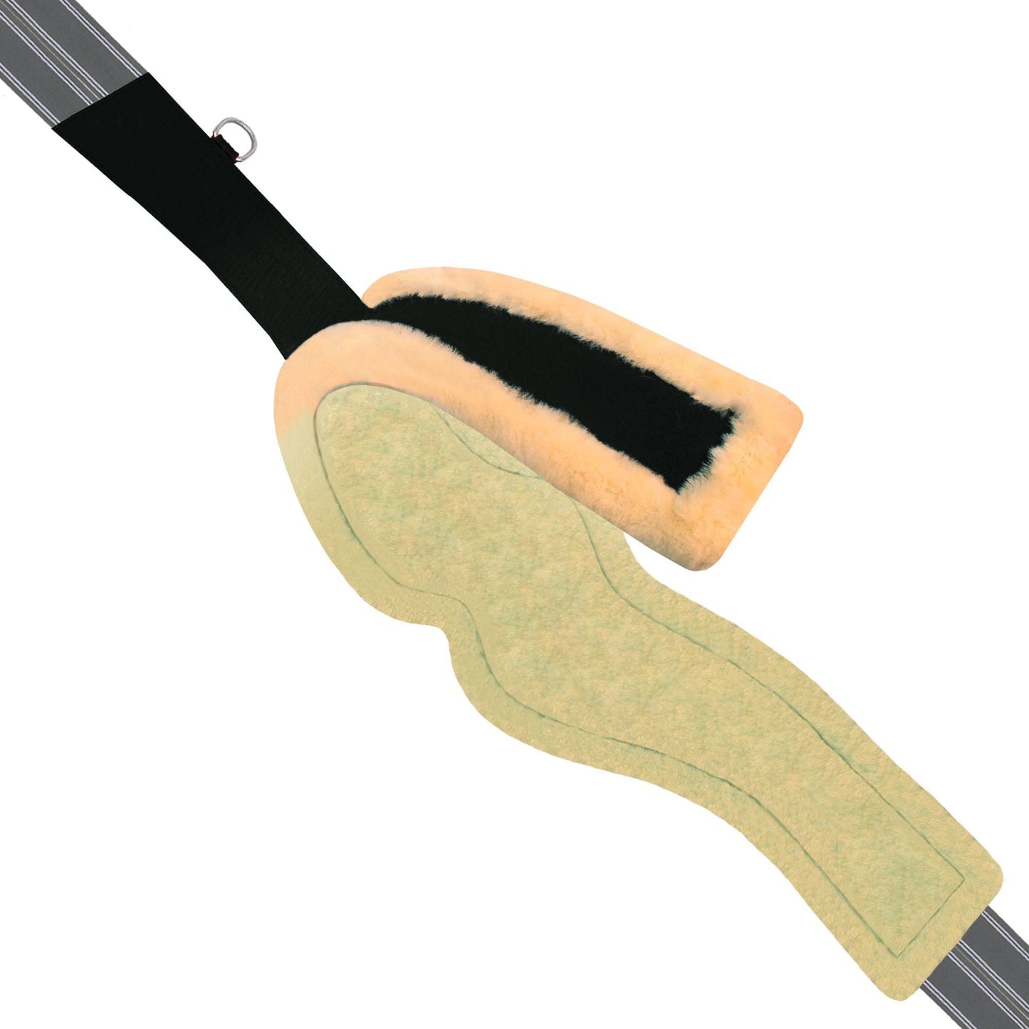 ExionPro 'AdaptLine' Wave Girth - Grey Elastic with White Lines