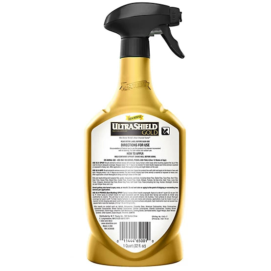 Ultra Shield Gold Insecticide & Repellent - 32 fl oz spray