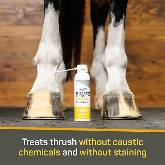Silver Honey Rapid Hoof Care Thrush Foam for Horses - 200 ml
