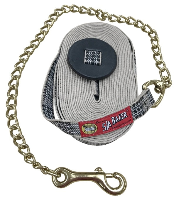 5/A Baker® Lunge Line With Chain - Riders Choice Supply Co