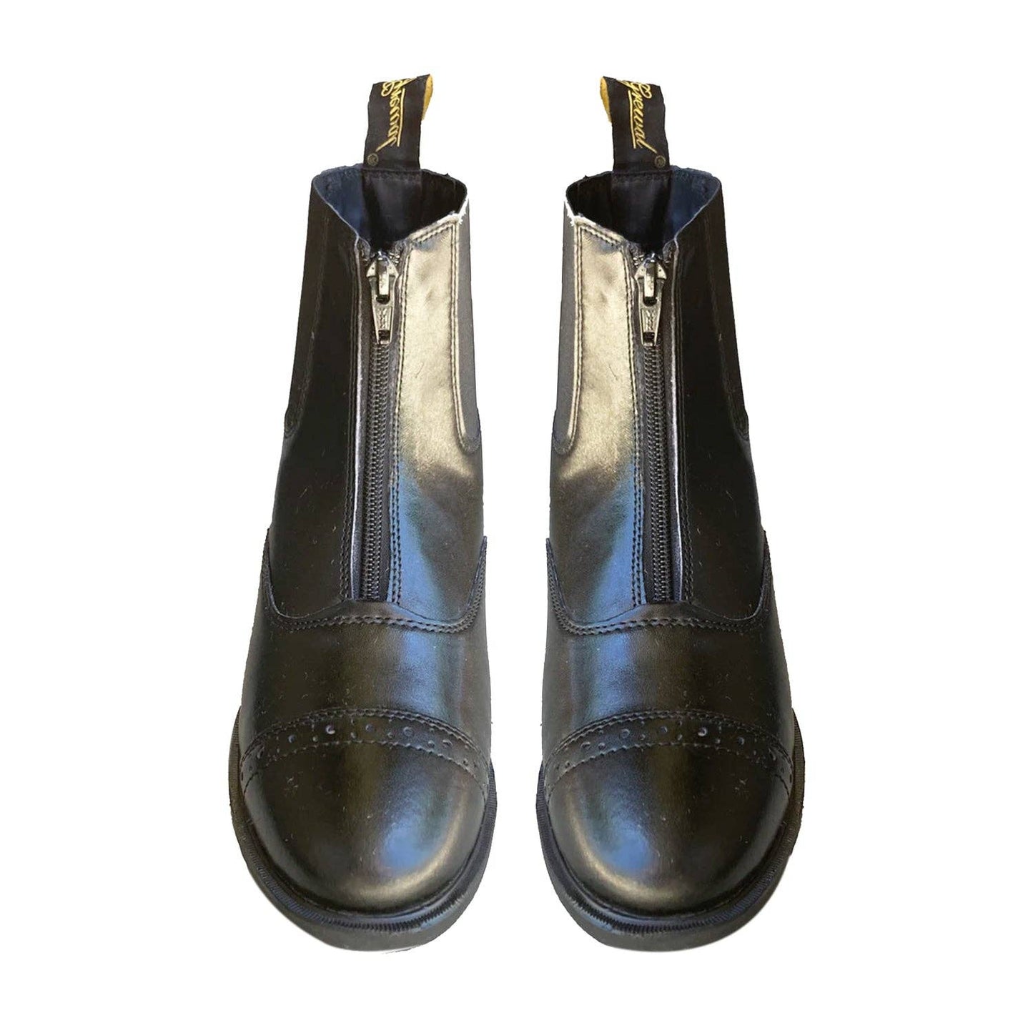 Adult Zip Up Synthetic Leather Paddock Boots: 7 - Riders Choice Supply Co