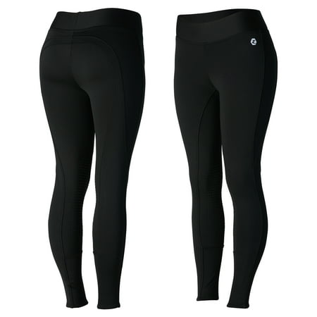 Equinavia Women's Winter Riding Tights Fleece-Lined Size 26 - Dark Blue - Riders Choice Supply Co
