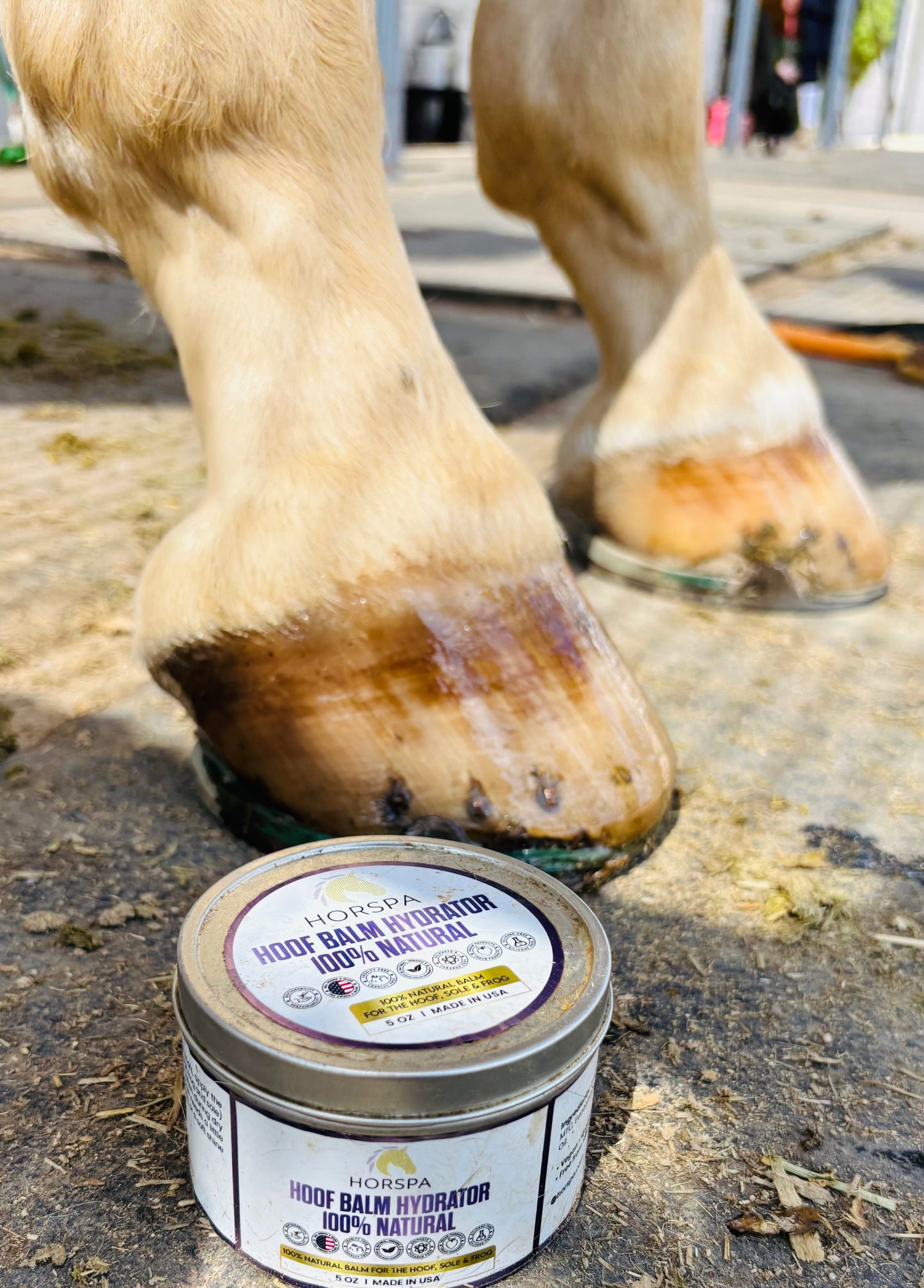 Hoof Balm Hydrator 100% Natural with Brush Applicator 5 oz