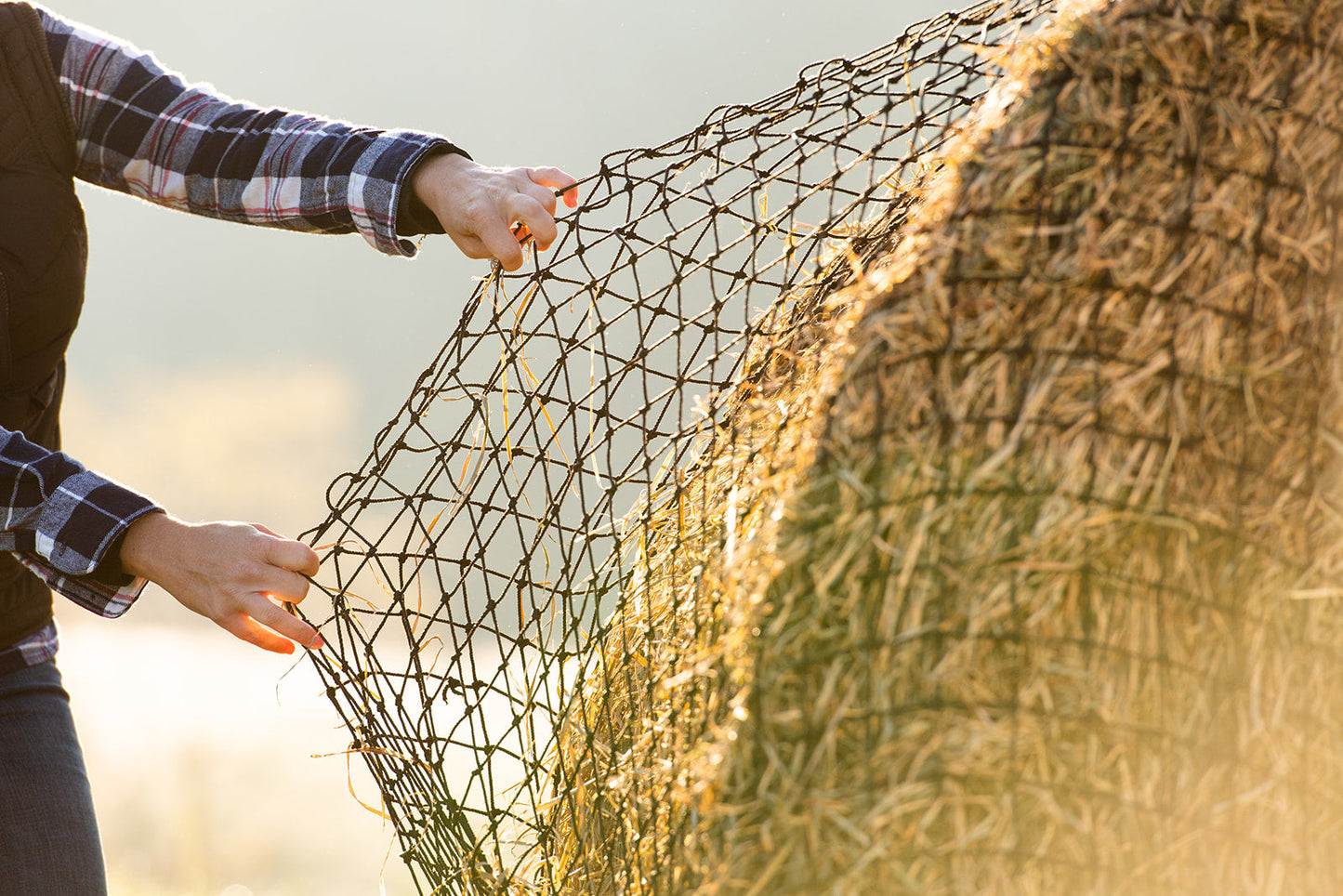 Round Bale Hay Net - Riders Choice Supply Co