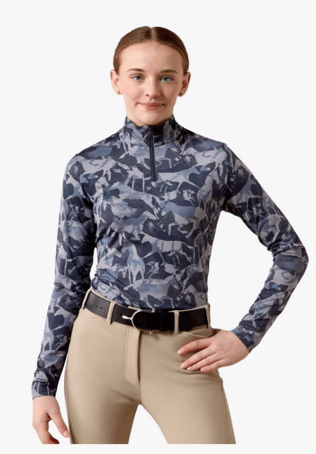Ariat Youth Lunaveil 1/4 Zip Baselayer
