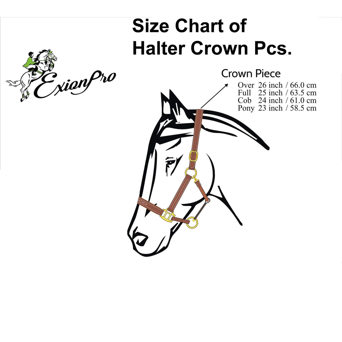ExionPro Replacement Padded Halter Crown Piece