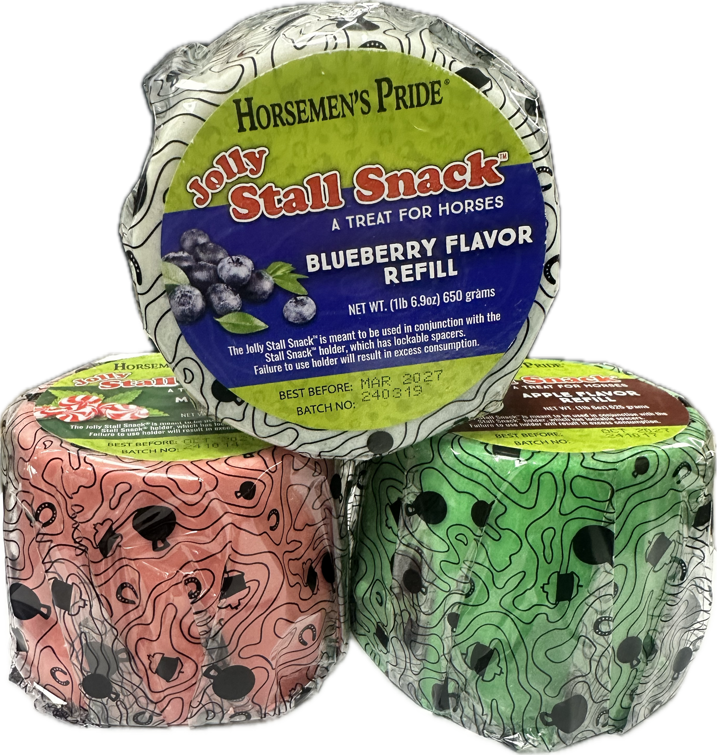 Horsemen's Pride Jolly Stall Snack Refill, 4 in. x 4 in. x 4 in.