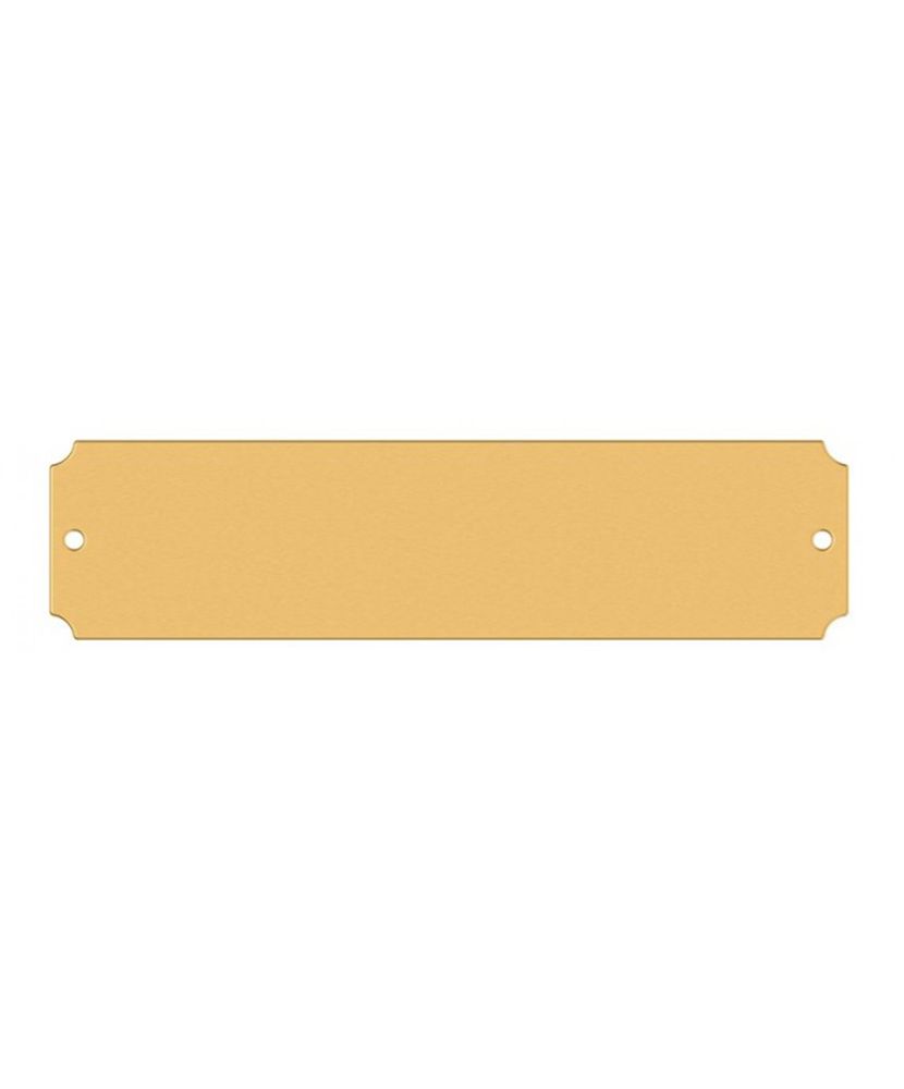 Custom Brass Stall Plate – Classic Text Engraving - Riders Choice Supply Co