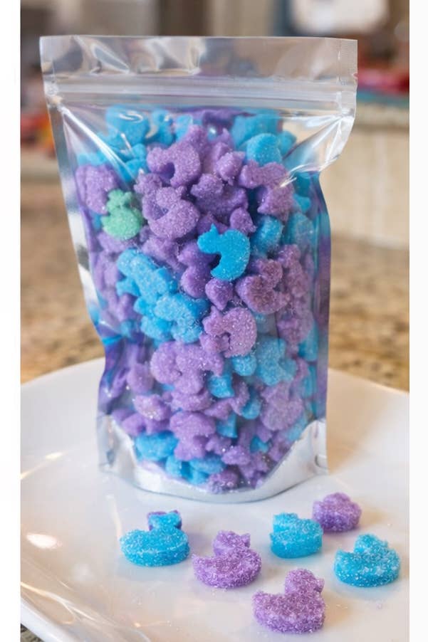 Horse Sugar Treats - Purple & Blue Mini Ducks