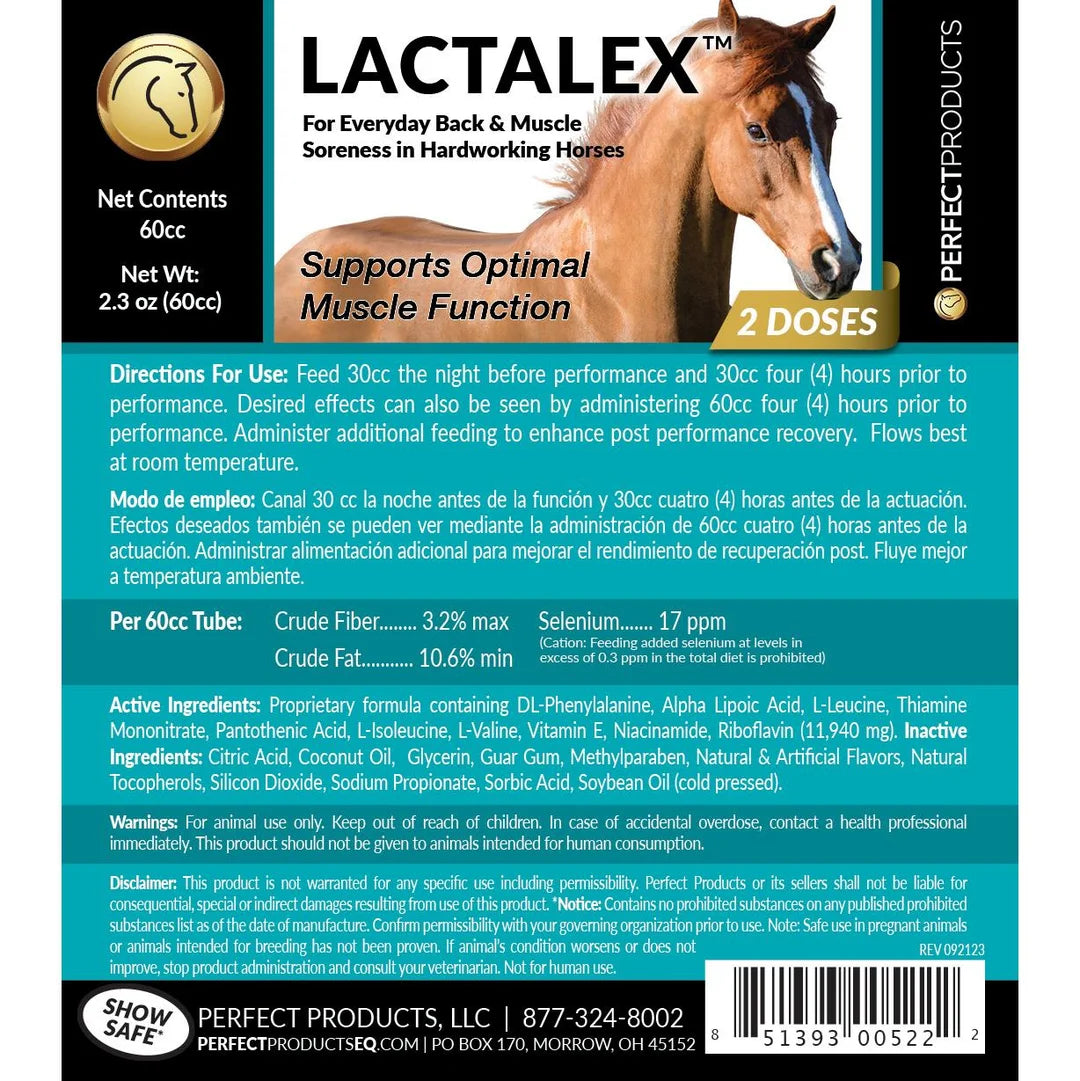 Perfect Prep Lactalex Muscle Recovery Paste