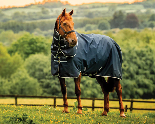 Horseware Amigo Ripstop 900D Plus Turnout 100g - Witney Navy - 75 - Riders Choice Supply Co