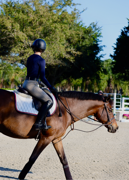 Jump Saddle Pad | White - Riders Choice Supply Co