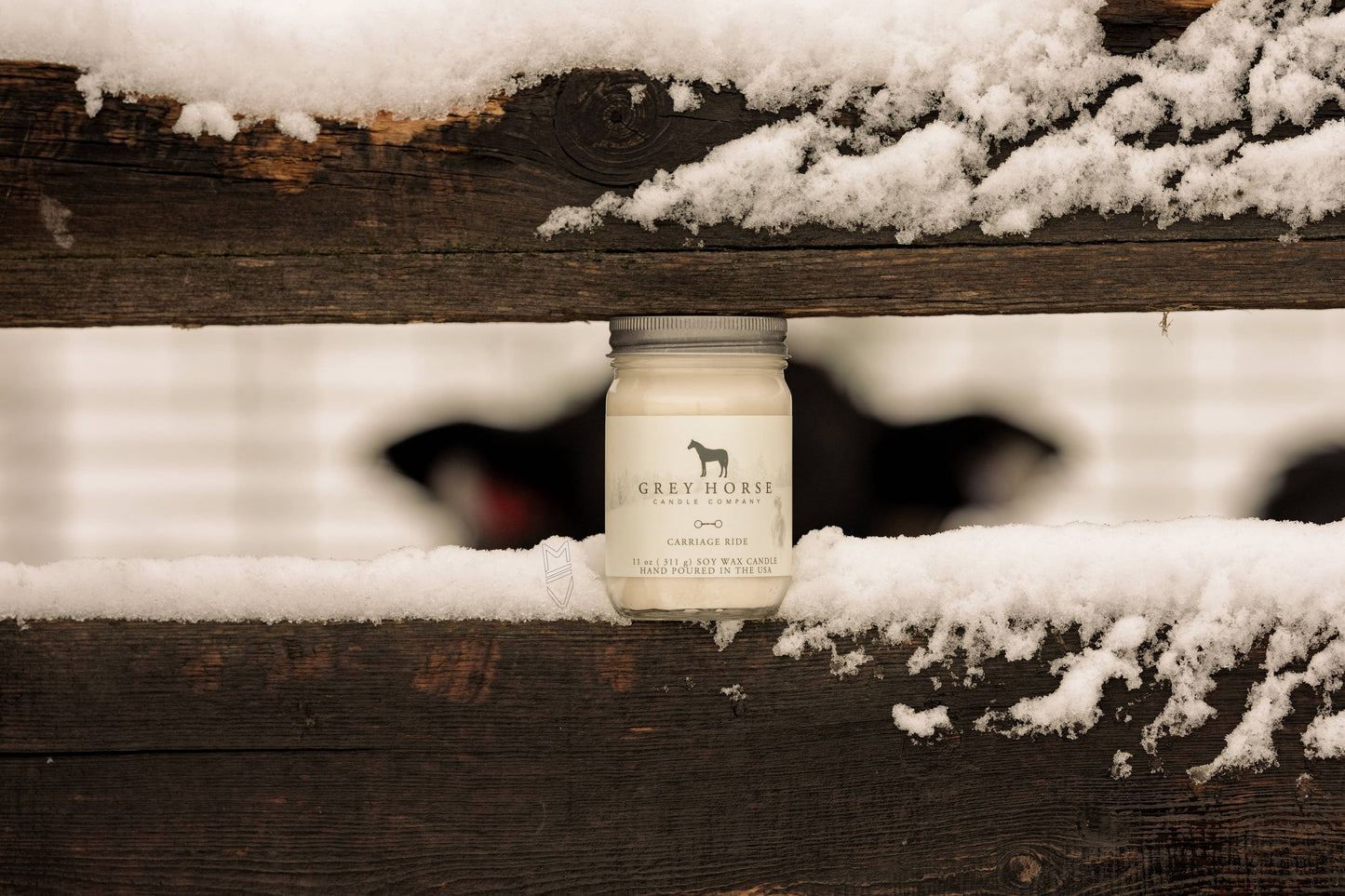 Carriage Ride Soy Candle - Holiday Collection - Riders Choice Supply Co
