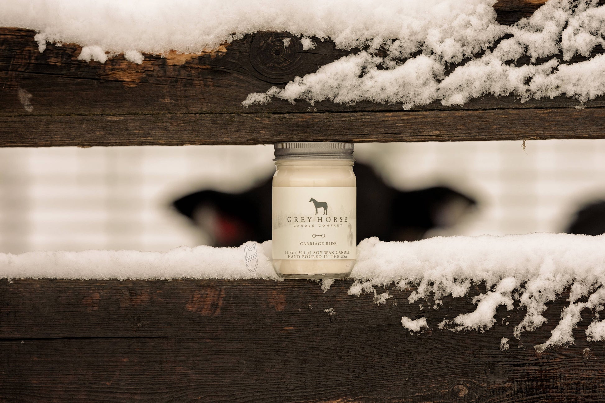 Carriage Ride Soy Candle - Holiday Collection - Riders Choice Supply Co