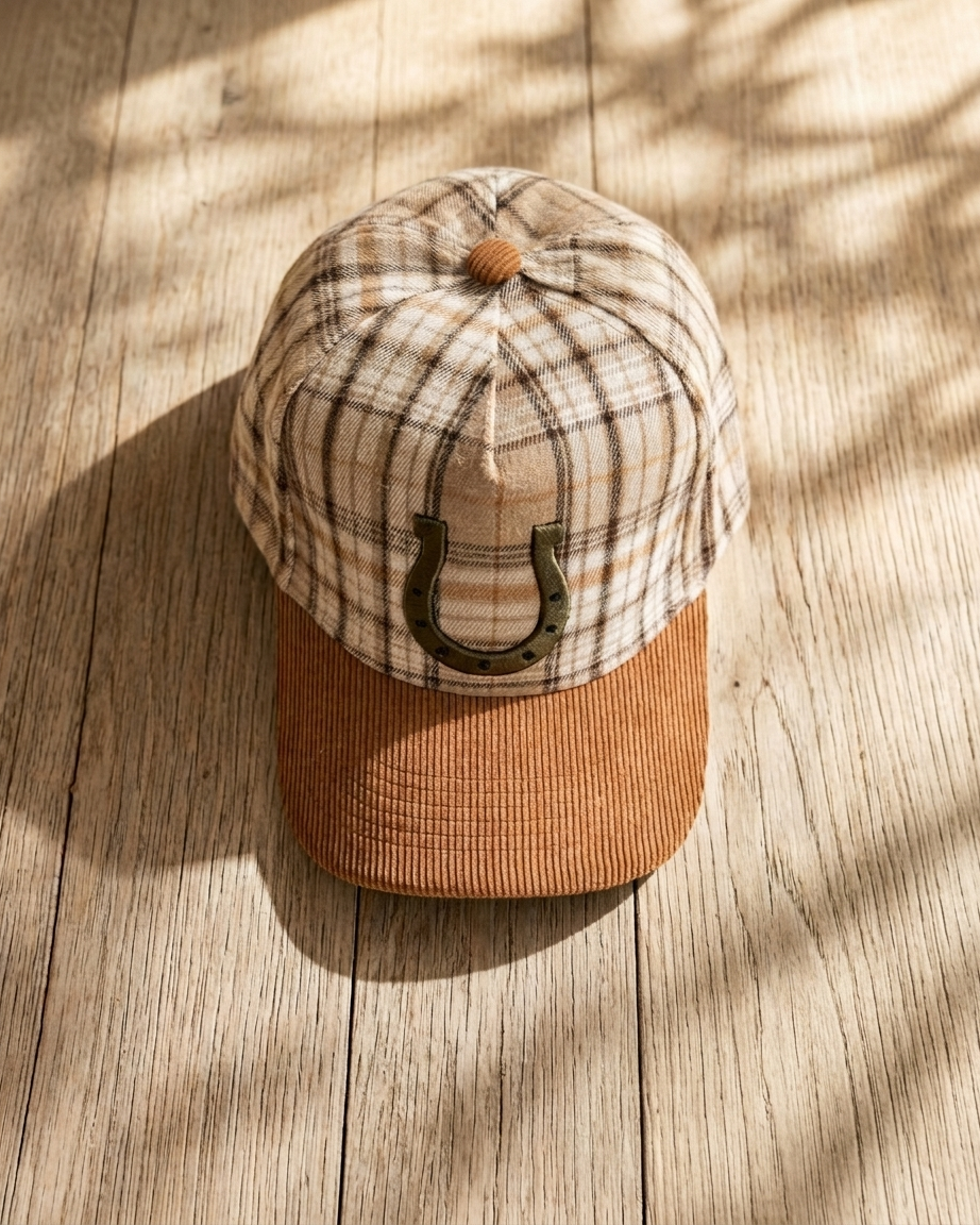 Bridlewood Plaid Horseshoe Hat