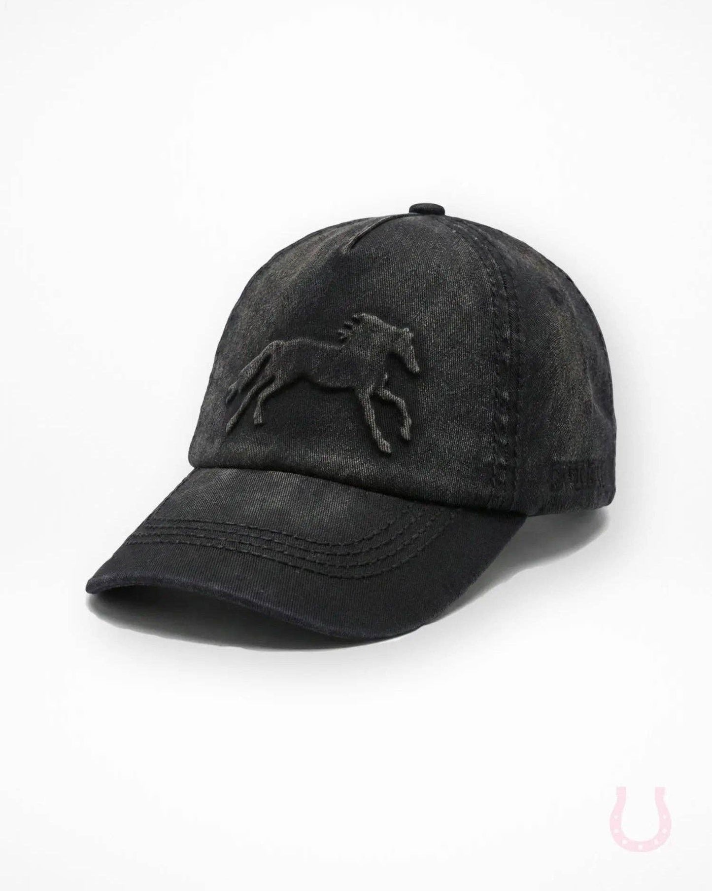 Vintage Horse Hat (Black)