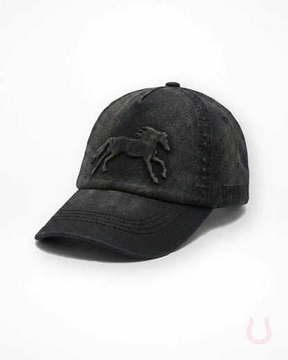 Vintage Horse Hat (Black)