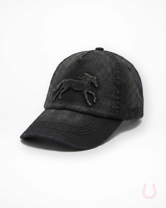 Vintage Horse Hat (Black)