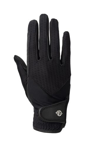 HORZE B Vertigo Paola Air Grip Gloves Anthracite Size 7 - Riders Choice Supply Co