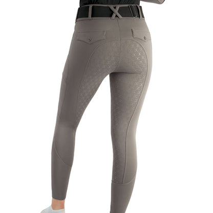 Dove Grey Mid-Weight Winter Full Seat Breeches - Riders Choice Supply Co