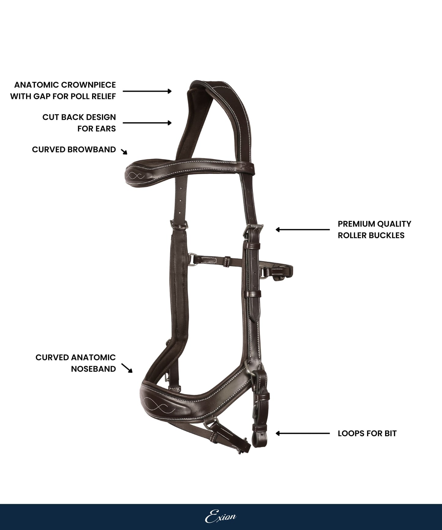 ExionPro 'Auriga' Anti-Pressure Bridle with Reins
