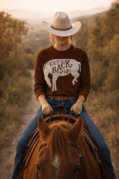 Get Back Up Horse Sweater