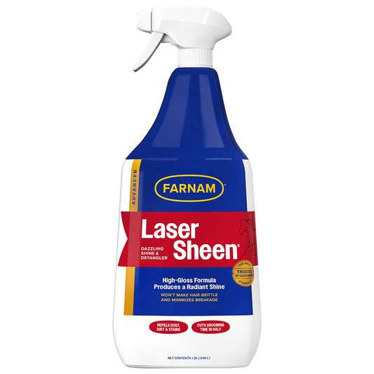 Farnam Laser Sheen Dazzling Shine and Detangler - Spray, 32 fl oz