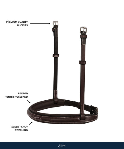 Replacement Noseband of ExionPro 'Hercules' Thin Noseband Padded Hunter Bridle