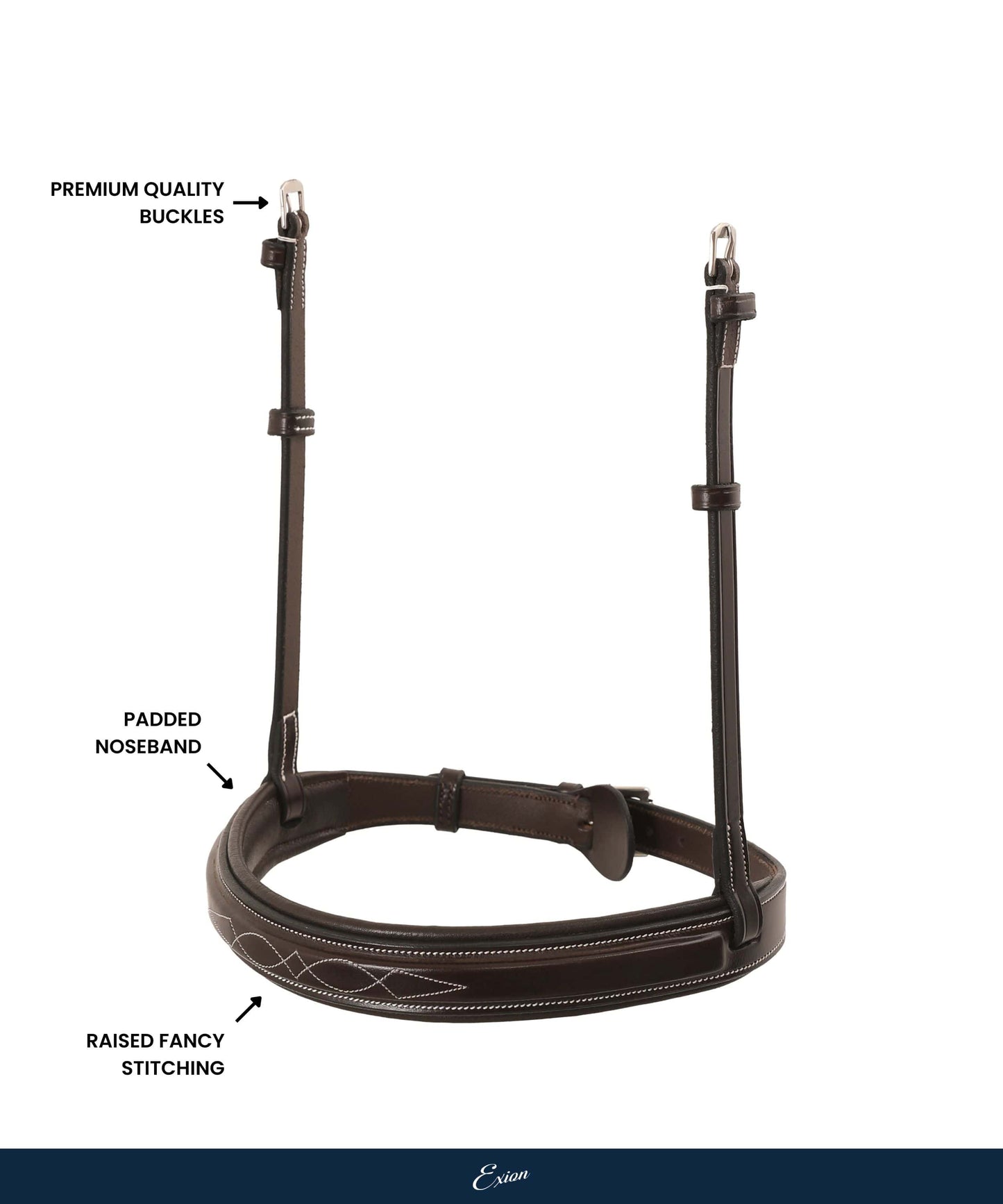 Replacement Noseband of ExionPro 'Hercules' Padded Hunter Bridle