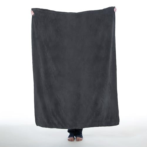 Carstens Plush 2 in 1 50"x60" Travel Blanket- Grey - Riders Choice Supply Co