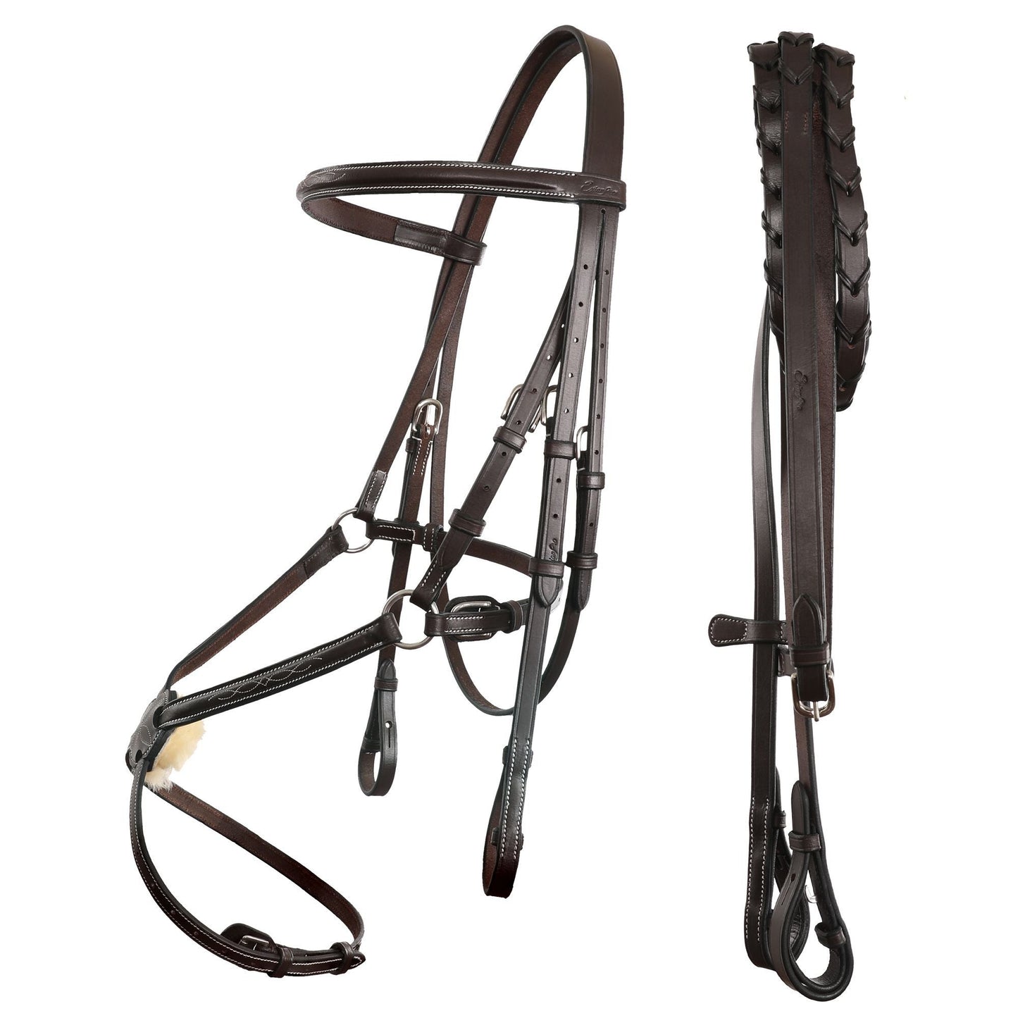 ExionPro Traditional Figure 8 Bridle with Reins