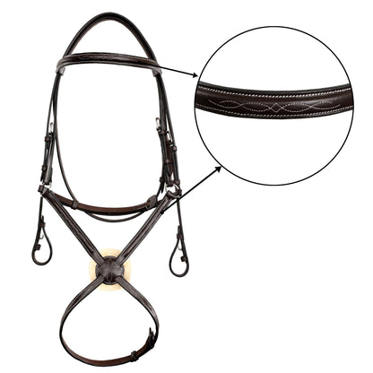 ExionPro Traditional Figure 8 Bridle with Reins