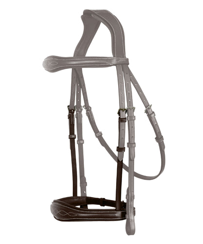 Replacement Noseband of ExionPro 'Perseus' Anatomical Jumping Bridle without Flash