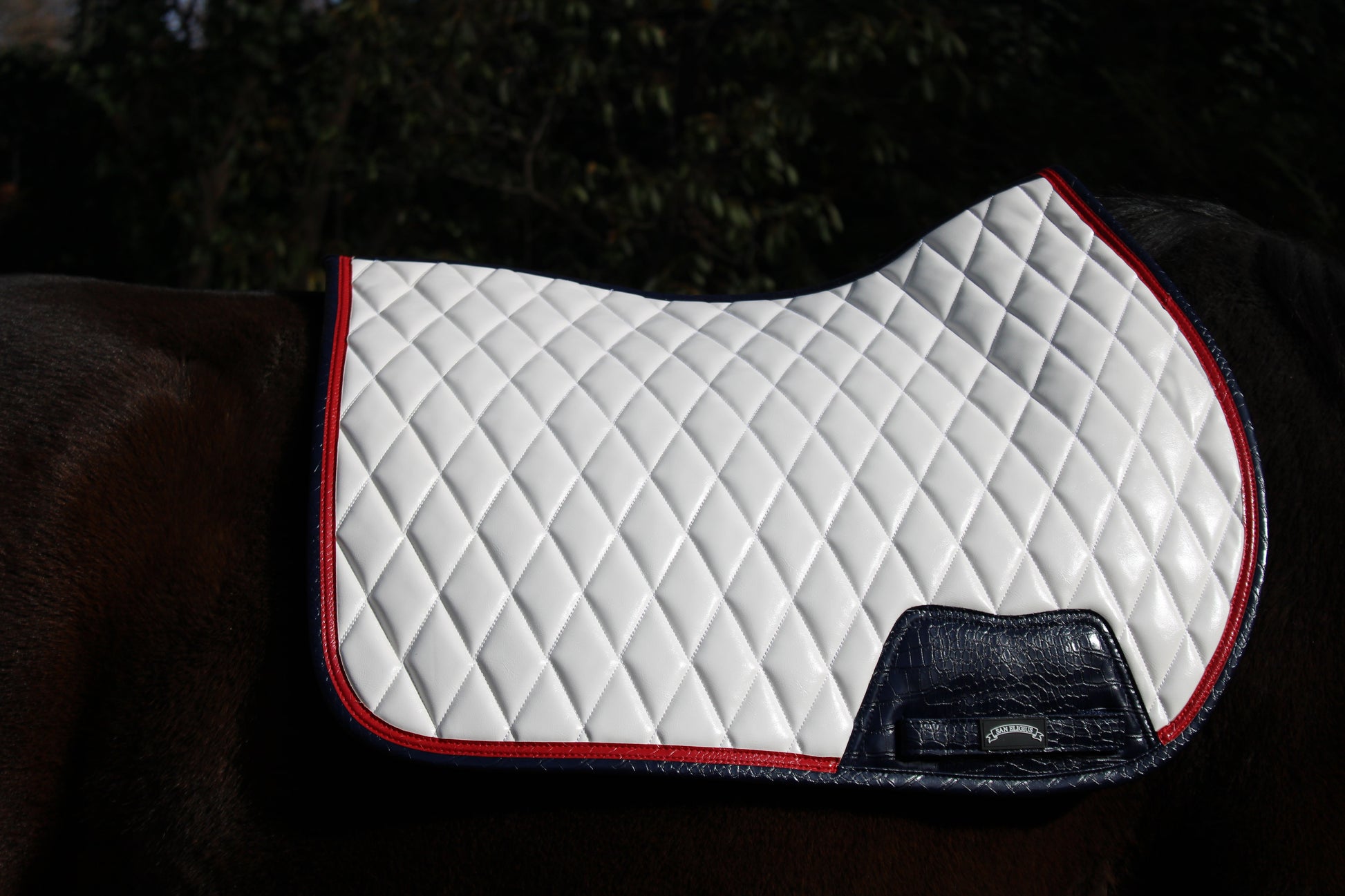 Jump Saddle Pad | White - Riders Choice Supply Co