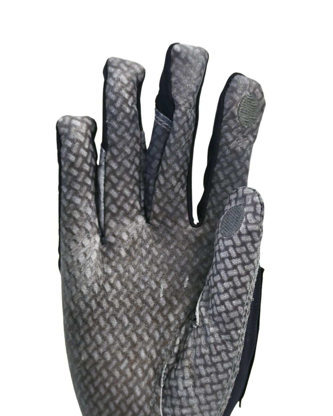 Oil-Tac Copper Tech™️ Leather Premium Riding Glove in Black - Riders Choice Supply Co