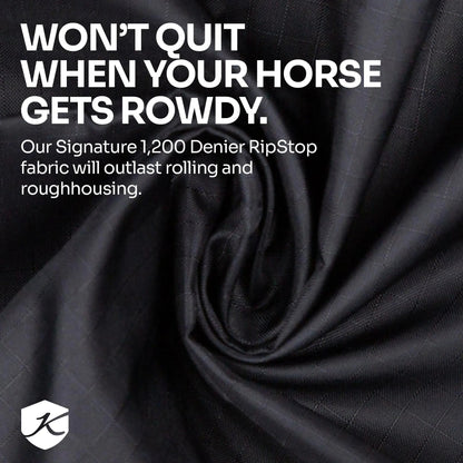 1200D Adjustable Juvenile 180G Medium Weight Winter Turnout Blanket - Waterproof & Breathable - Riders Choice Supply Co