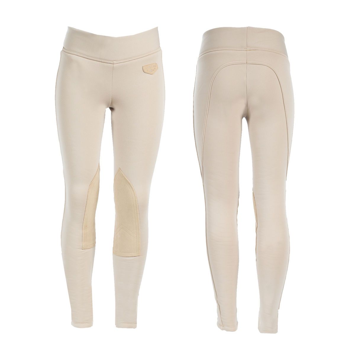 HORZE Spirit Active Kids Knee Patch Winter Tights - Riders Choice Supply Co