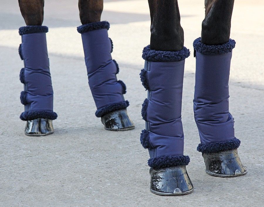 Shires Short Fleece Lined Travel Boots Full - Riders Choice Supply Co
