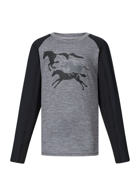 Kerrits Equestrian Apparel Kids Round Up Base Layer Top S