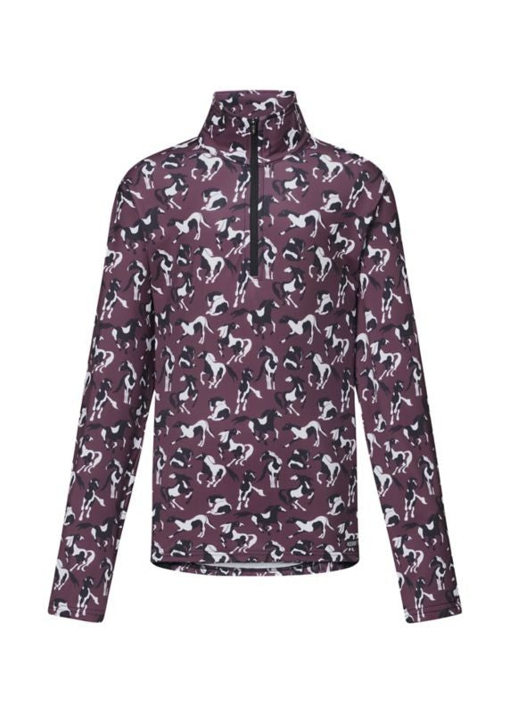 Kerrits Equestrian Apparel Kids 1/4 Zip Fleece Mod Mares - Riders Choice Supply Co