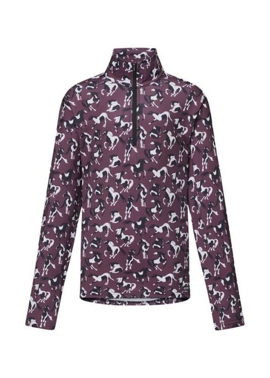 Kerrits Equestrian Apparel Kids 1/4 Zip Fleece Mod Mares - Riders Choice Supply Co