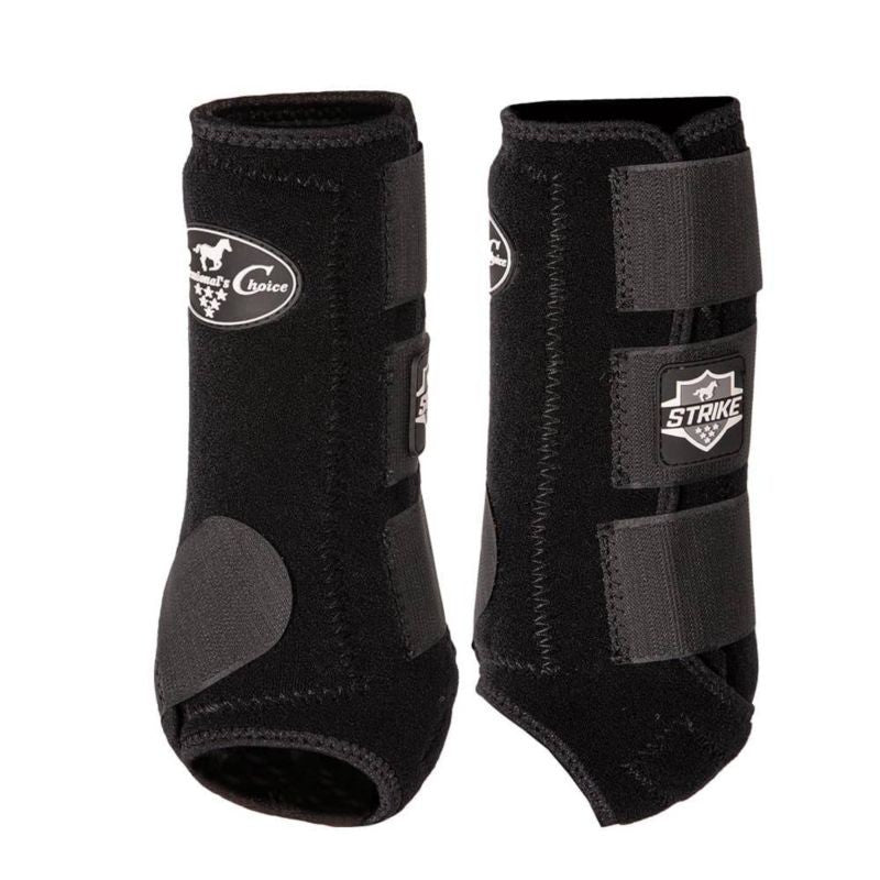 Professional's Choice SMB Strike Boots, Medium, Black, 4 Pack - Riders Choice Supply Co