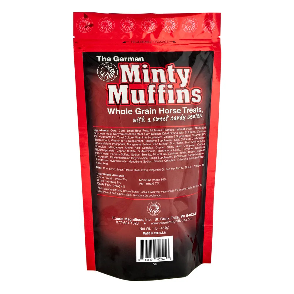 The German Minty Muffins Horse Treats - 1LB