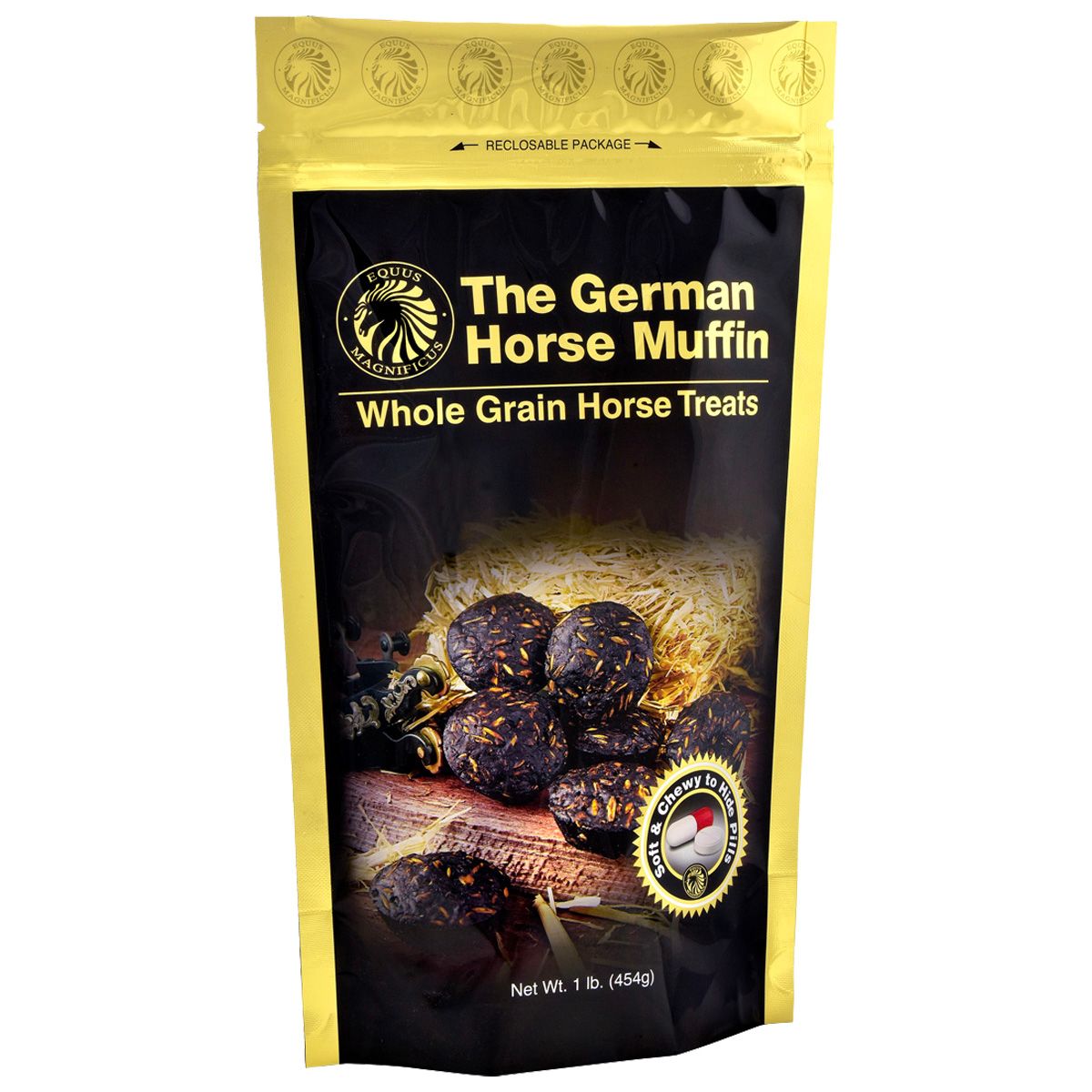 The German Horse Muffin Horse Treats - 1 lb/454 gm